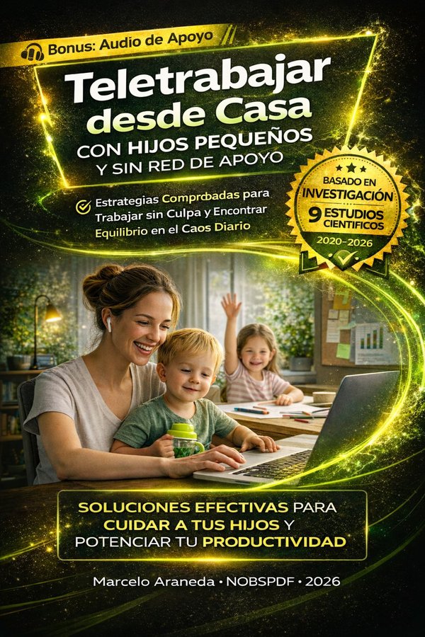 Teletrabajar desde casa con hijos peque&ntilde;os